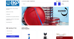Desktop Screenshot of lkpdiagnosticos.com.br