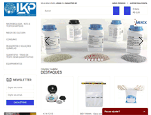 Tablet Screenshot of lkpdiagnosticos.com.br